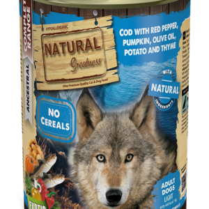 Natural Greatness Bacalao ultralight · lata control de peso