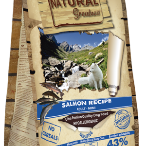 Natural Greatness Salmón Sensitive Mini · razas pequeñas