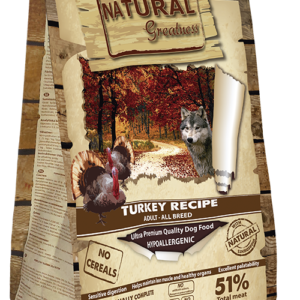 Natural Greatness Receta de Pavo · perros adultos