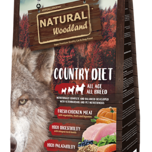 Natural Woodland Country · pienso diario de pollo y arroz